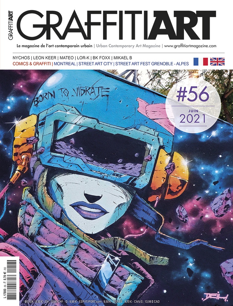 GraffitiART magazine #56 - Cover - Couverture Graffiti_Art_54_Couverture